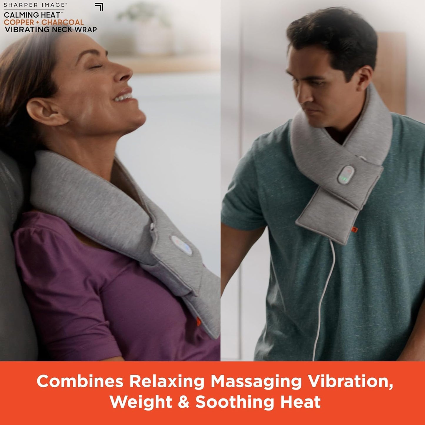 Calm Heat™ Massaging Neck Wrap