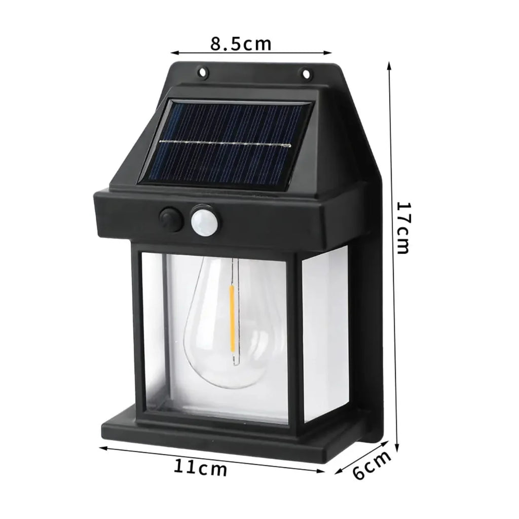 Solar Motion Sensor Wall Light – Outdoor Waterproof LED