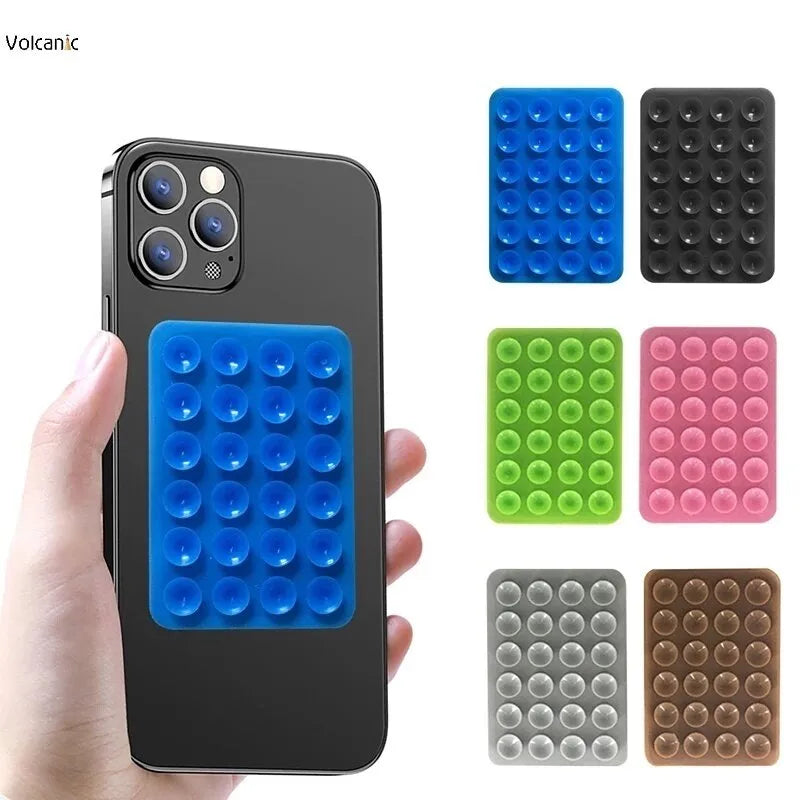 Silicone Suction Phone Holder – Self-Adhesive Mobile Stand