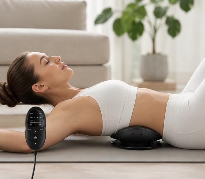 Le MaxHouse™ Smart Lumbar Massager | Deep Heat Back Pain Relief Support