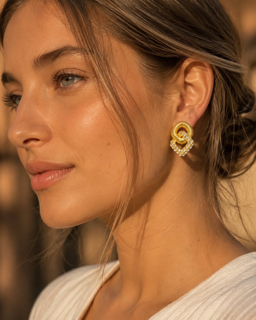 Stainless Steel Zarkoon Stone Jewelry