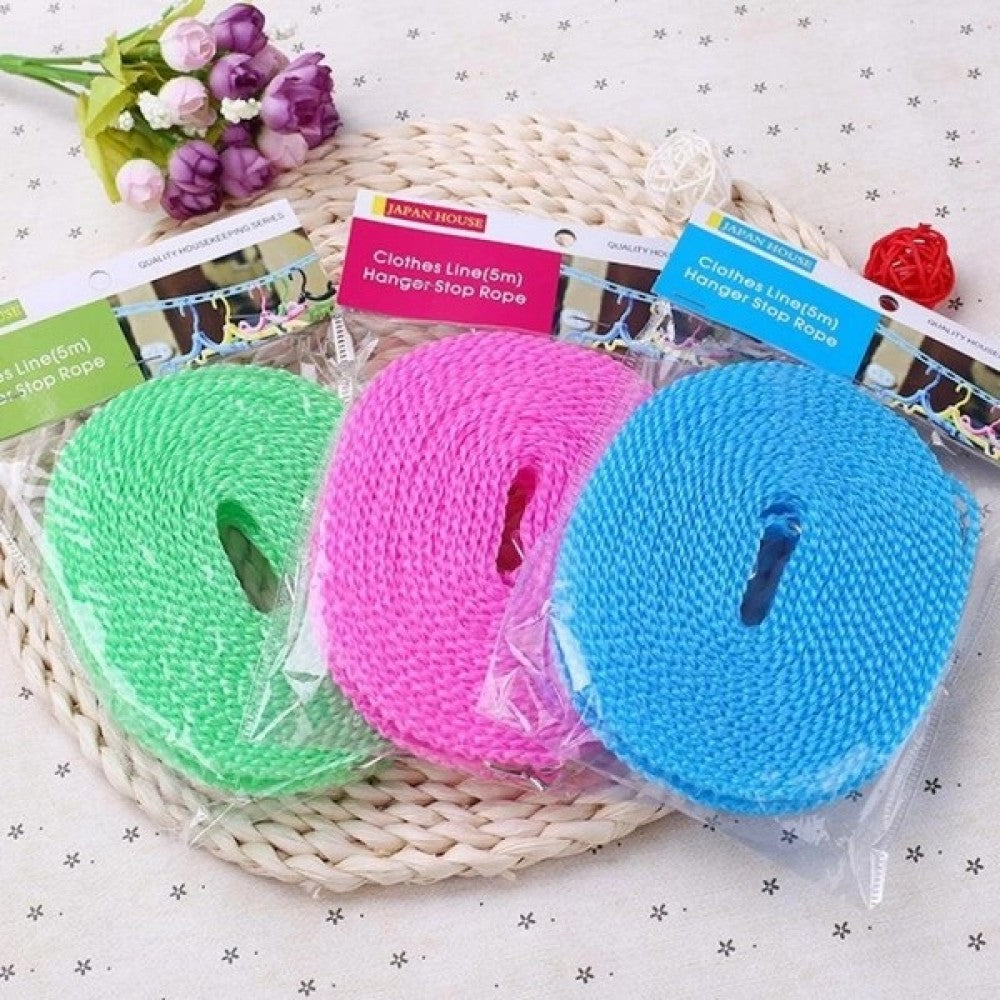 5 Meter Non-Slip Windproof Clothesline Rope for Clothes & Quilts