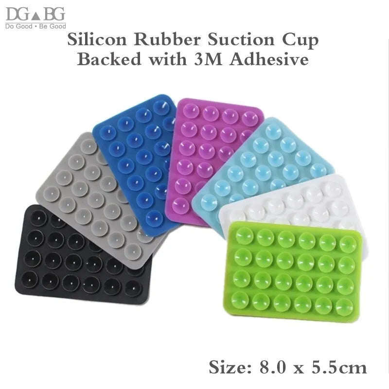 Silicone Suction Phone Holder – Self-Adhesive Mobile Stand