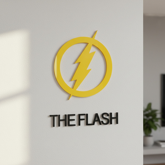 The Flash 3D Acrylic Wall Art – Super Hero Decor