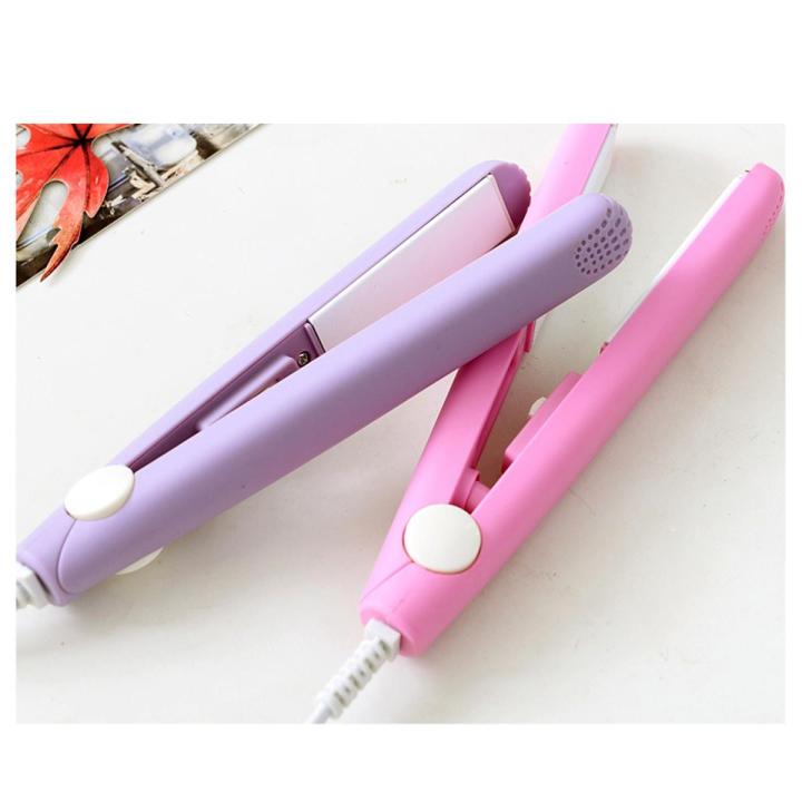 Mini Portable Hair Straightener for Travel & Touch-Ups