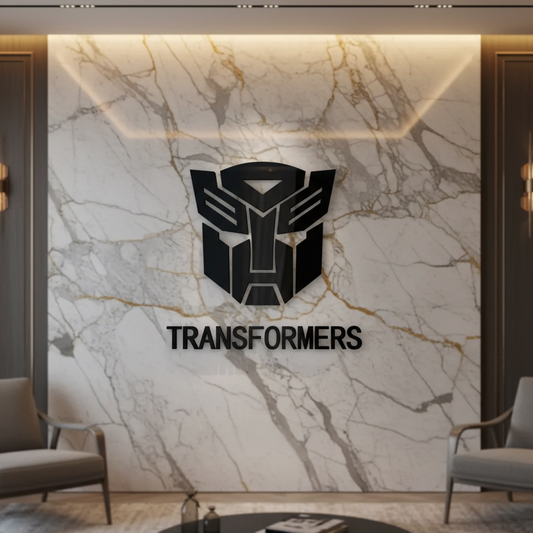 Transformers Prestige Acrylic Wall Art – Modern Superhero Interior Accent