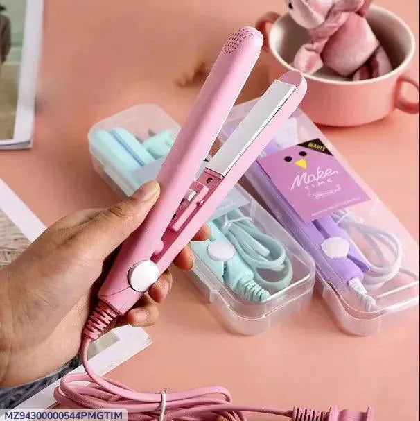 Mini Portable Hair Straightener for Travel & Touch-Ups
