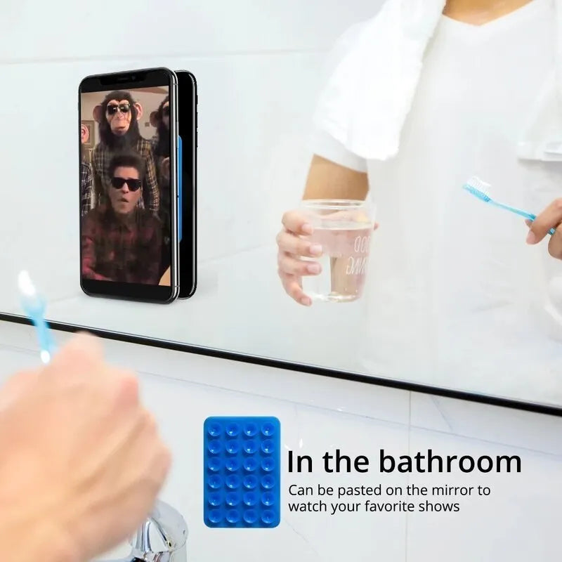 Silicone Suction Phone Holder – Self-Adhesive Mobile Stand