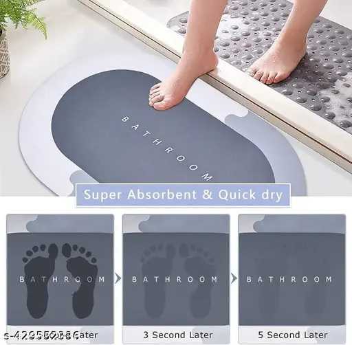 Super Absorbent Non-Slip Quick-Dry Bath Mat