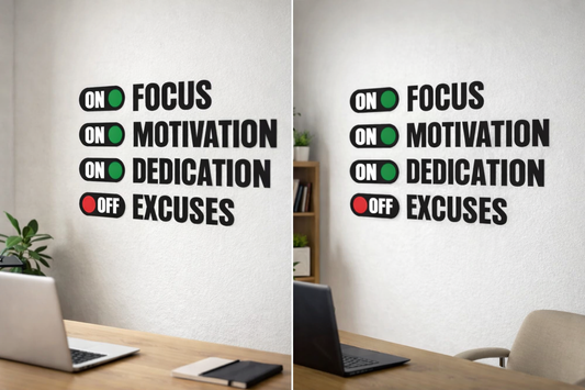 Focus™ | Modern Motivational Wall Art