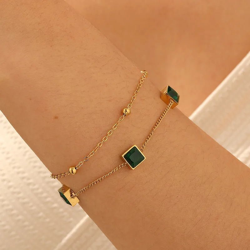 Two Layer Bracelet Stainless steel