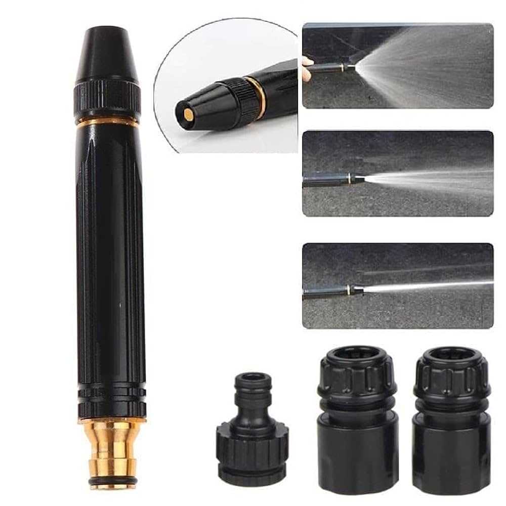 Heavy-Duty Metal High Pressure Water Spray Gun for Car Wash & Garden