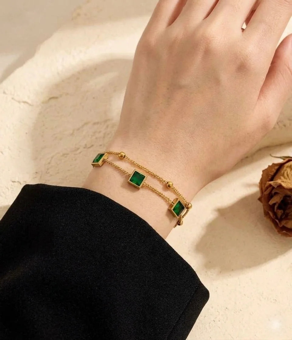 Two Layer Bracelet Stainless steel