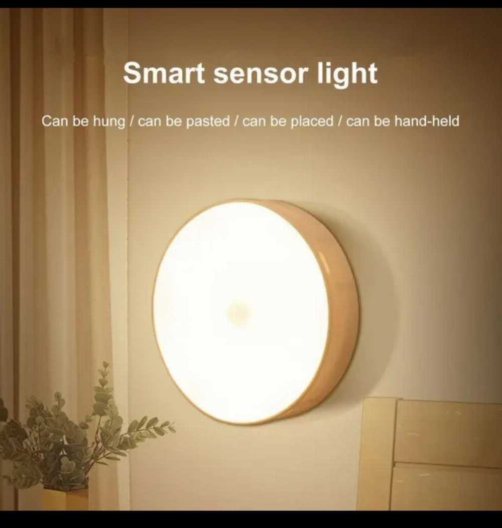 Rechargeable LED Motion Sensor Night Lamp for Bedroom & Wardrobe