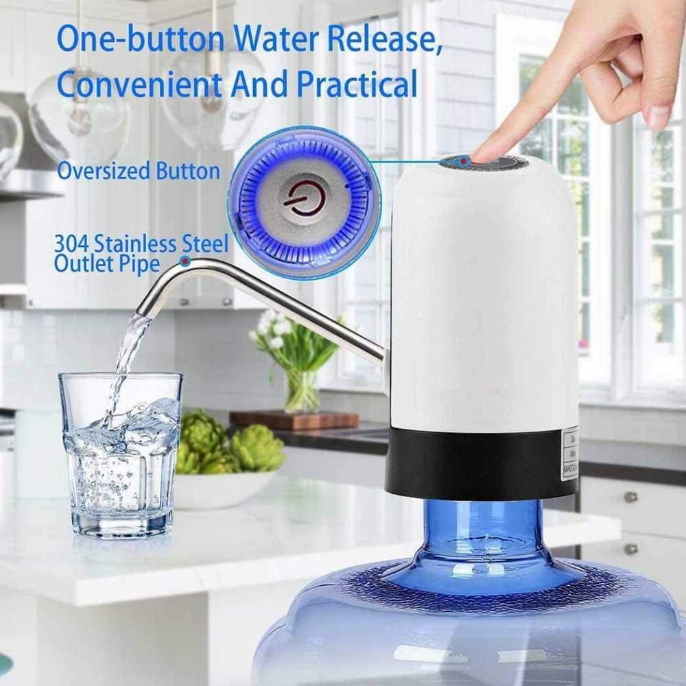 Rechargeable Automatic Water Bottle Pump – USB Electric Dispenser