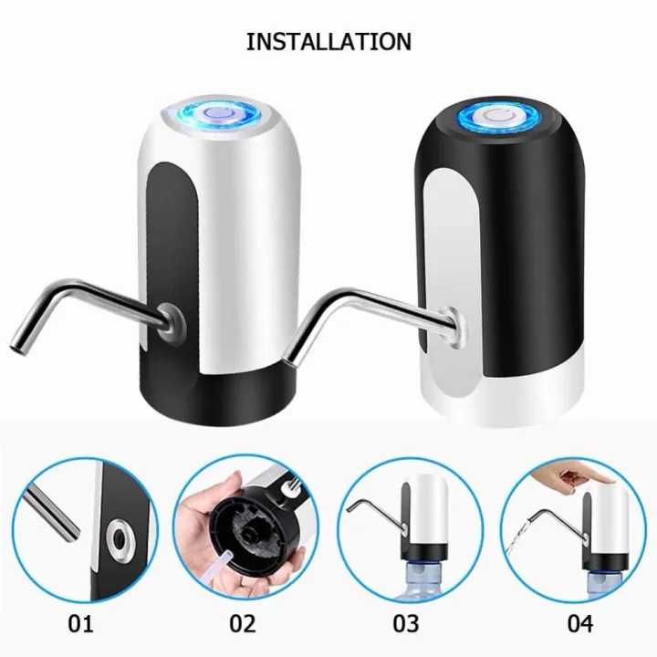 Rechargeable Automatic Water Bottle Pump – USB Electric Dispenser