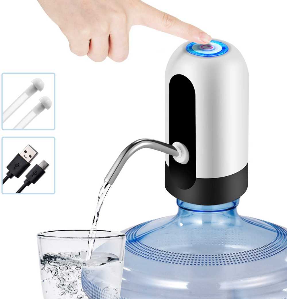 Rechargeable Automatic Water Bottle Pump – USB Electric Dispenser
