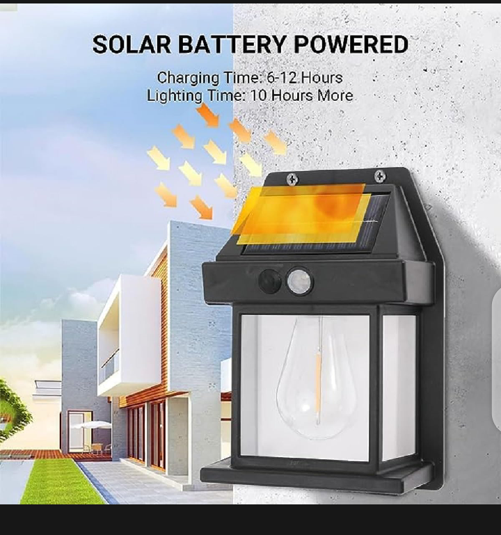 Solar Motion Sensor Wall Light – Outdoor Waterproof LED