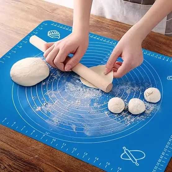 Silicone Roti Mat with Measurements – Non-Stick Dough Rolling Pad