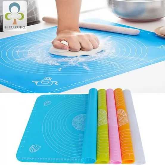 Silicone Roti Mat with Measurements – Non-Stick Dough Rolling Pad