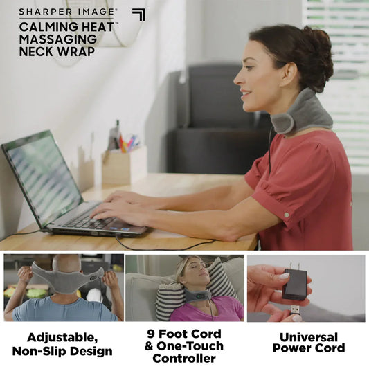 Calm Heat™ Massaging Neck Wrap