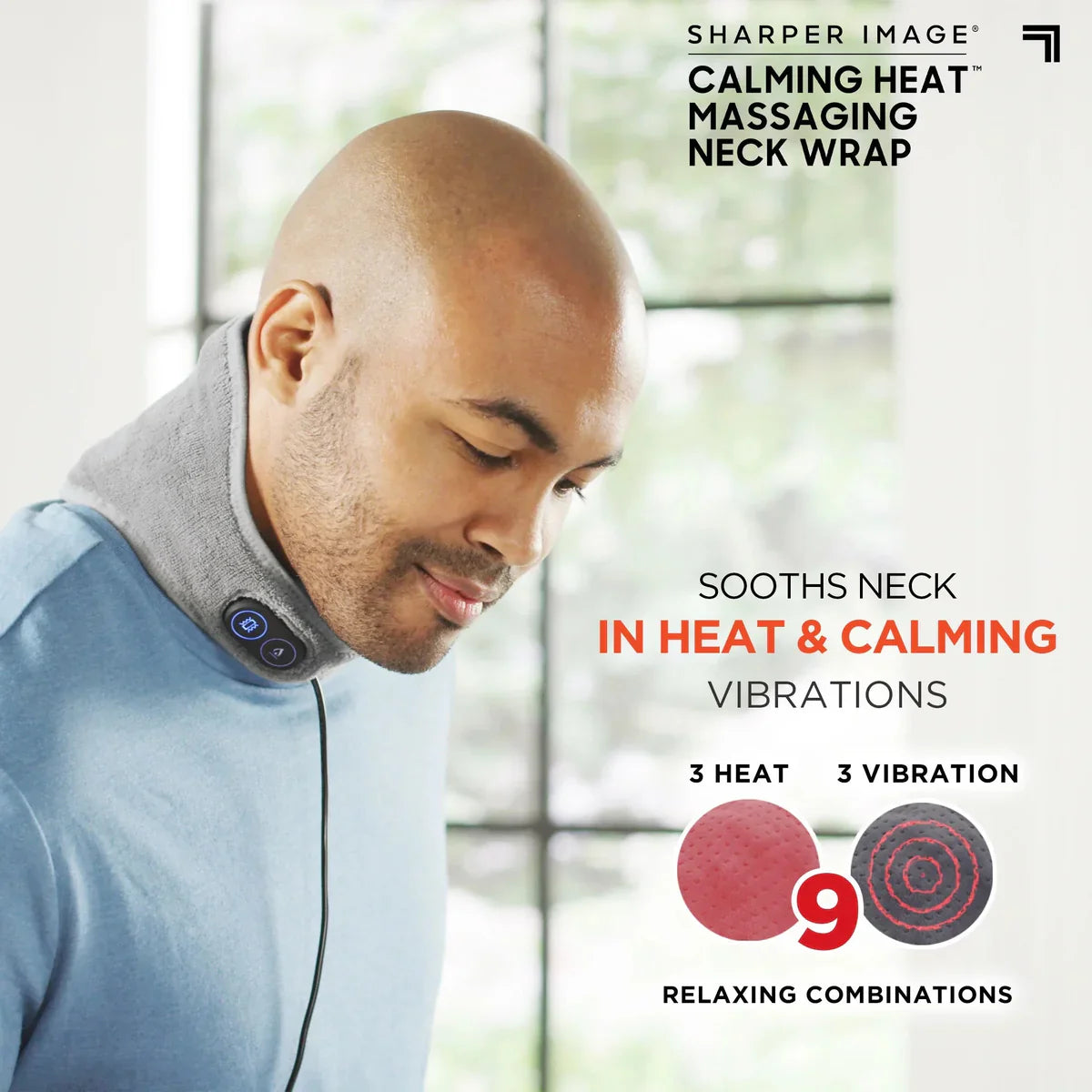Calm Heat™ Massaging Neck Wrap