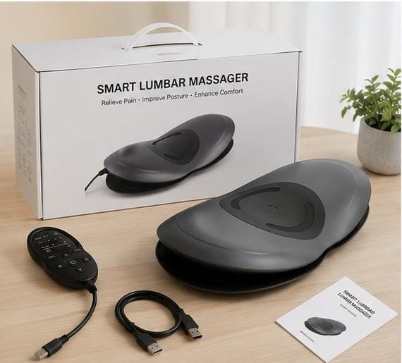 Le MaxHouse™ Smart Lumbar Massager | Deep Heat Back Pain Relief Support