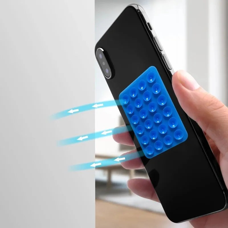 Silicone Suction Phone Holder – Self-Adhesive Mobile Stand