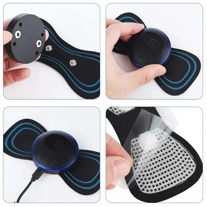 Neck And Shoulder Massage Paste Electric Meridian Massager