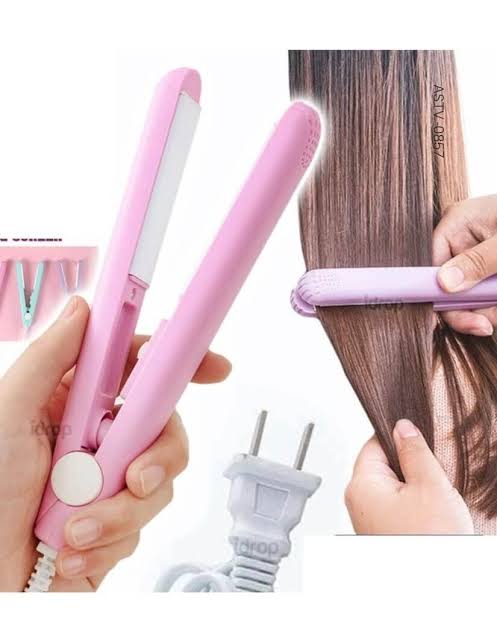 Mini Portable Hair Straightener for Travel & Touch-Ups