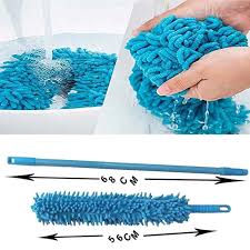 Flexible Microfiber Fan Duster with Extendable Long Handle